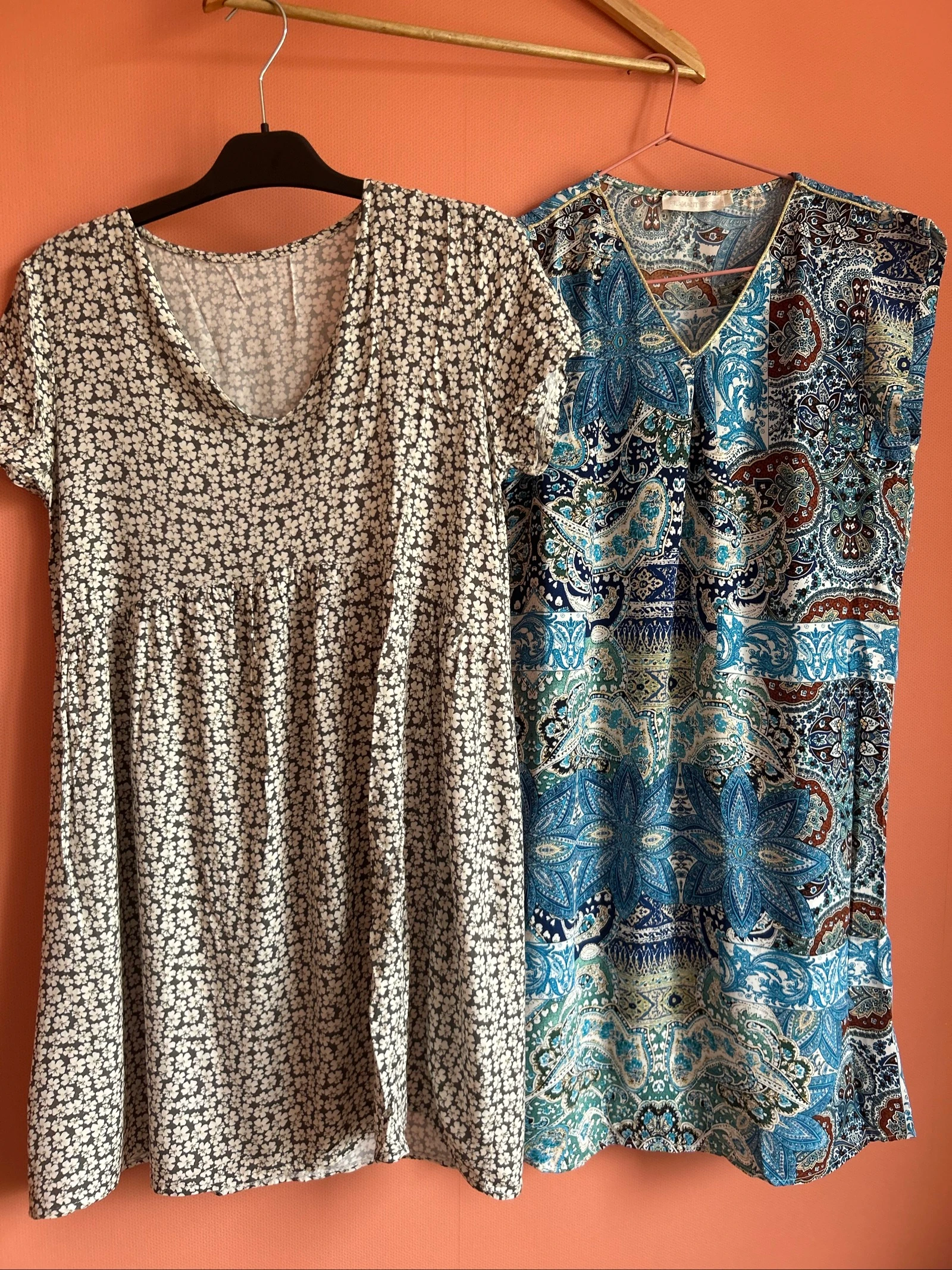 Lote de 3 vestidos cortos fluidos estilo bohemio / hippie – Talla 36 (S) – photo 2